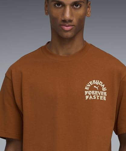 PUMA | PUMA.NOW Men's Printed Tee | Teak | 2XL