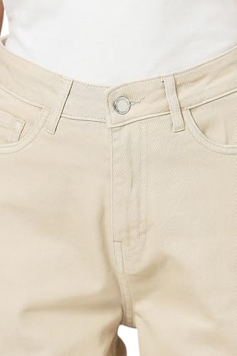 Van Heusen Women Beige Dark Wash Regular Fit Jeans