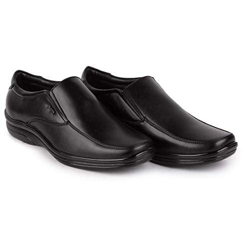 Bata Remo Men's Black Slip On Formal Shoes 851-6005-45