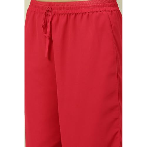 Rangriti Women Polyester Solid Suit Set (RSKASRTD18367SS23PNK_Pink