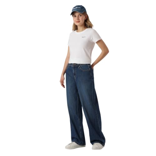 Pepe Jeans Navy Blue Women Straight Fit Jeans