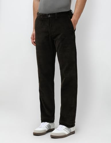 U.S.Polo Association Men's Riley Straight Fit Corduroy Trousers (USTRO071R_Green_32)