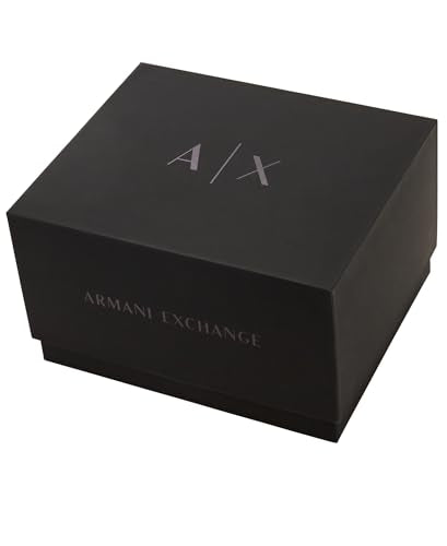 Armani Exchange Stainless Steel Analog Blue Dial Men's Watch-Ax7151Set, Band Color:Gold