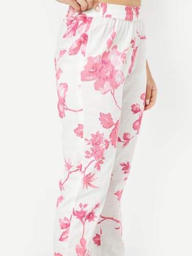 Max Women's Cotton Blend Kurta Set (CTKST54047A_Pink