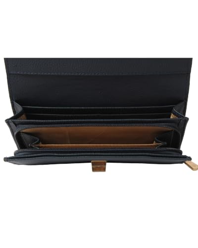 Carlton London Women Wallet,Navy,Free Size