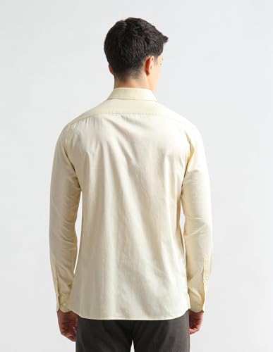 Arrow Yellow Formal Shirt_ARAEOSH3095_42