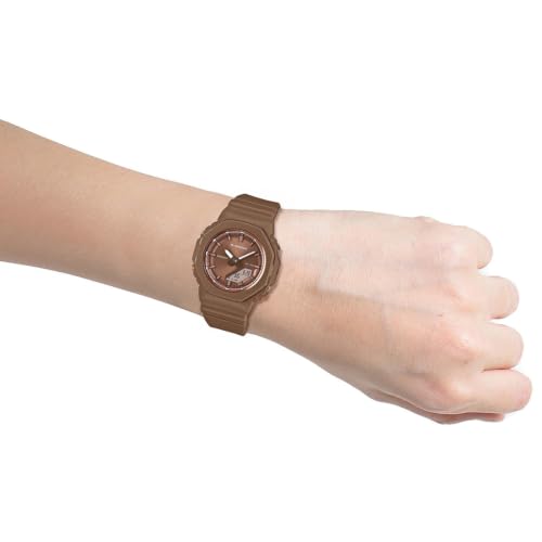G-Shock Women GMA-P2110B-5ADR Analog Brown Dial Brown Bio-Based Resin Band Watch (G1841)