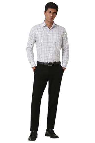 Van Heusen Men's Slim Fit Shirt (VHSFBSLBV89699_White