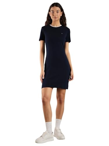 Tommy Hilfiger Cotton Crew Neck T-Shirt Dress