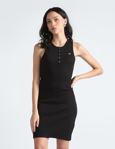 Tommy Helfiger Women Black Color Dress (XS)