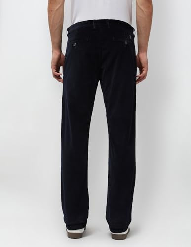 U.S.Polo Association Men's Riley Straight Fit Corduroy Trousers (USTRO073R_Blue_32)
