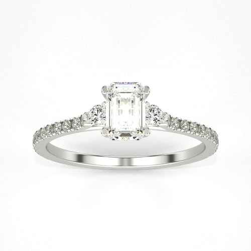 VALANOVA Hallmarked 18K Gold & Certified Lab Grown Diamond 1.16cts | Ring For Women's/Girls | Stylish & Elegant | VGR0462E | Ring Size: 16