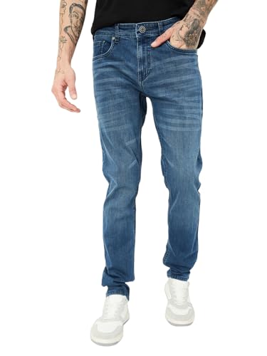 Max URB_N Men Slim Fit Washed Jeans (DMBSLFES2305GVMID Blue)_28