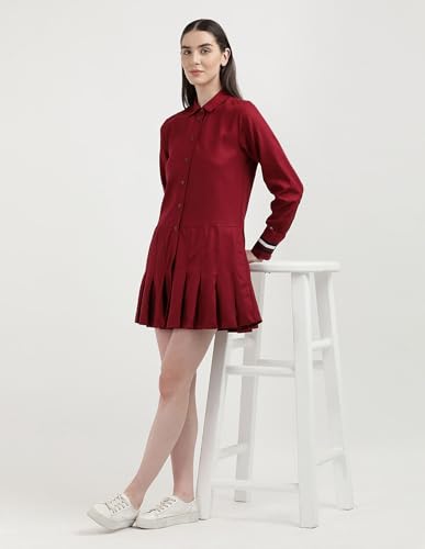Tommy Hilfiger Womens Red Color Dress 34