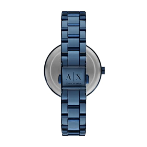 Armani Exchange Analog Blue Dial Women's Stainless Steel Watch-AX5175