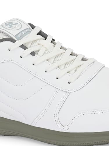 OFF LIMITS Men EON Casual Sneakers, Off White/D. Grey, UK 10
