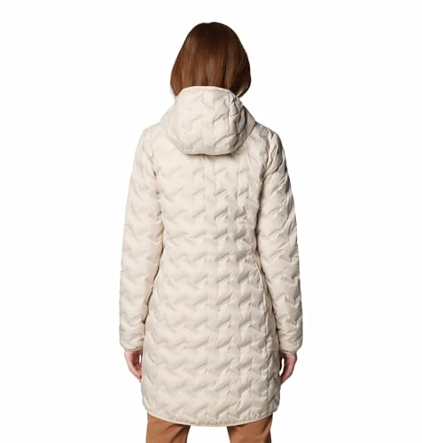 Columbia Women Beige HEAT SEAL Delta Ridge II Down Jacket, XL