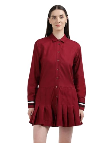 Tommy Hilfiger Womens Red Color Dress 34