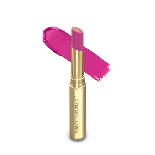Forest Essentials Tinted Plumping Lip Serum Buransh | Natural Glossy Lip Tint with Natural Colour & Flavours | Clean, Cruelty-Free Makeup
