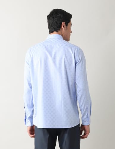 Arrow Men's Slim Fit Shirt (ARAJSH0221_Blue