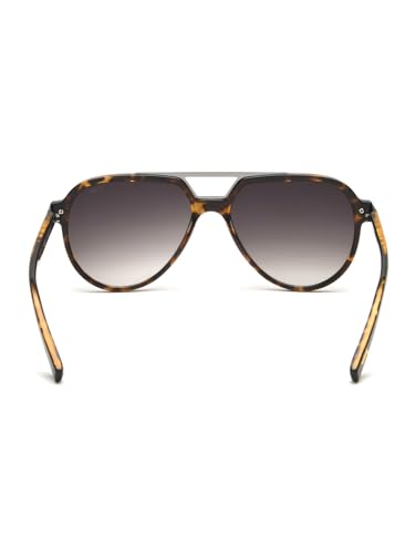 IDEE 100% UV protected sunglasses | Men | Pilot | Full Rim | Gradient | Brown-Frame | Brown-Lens | Large