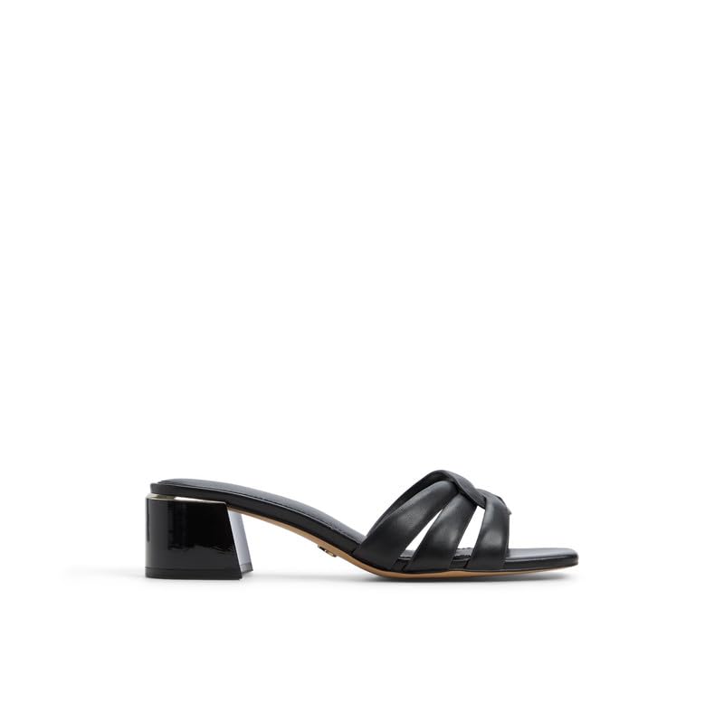 Aldo HANNE-IN001 Women Black Block Heel Sandals