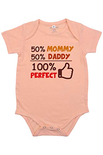 Fflirtygo Baby Wear Cotton Jumpsuit/Infants Rompers Half Sleeves/Body Suit Multi-Color Romper for Baby Boys and Girls Set of 5Pcs Combo Pack