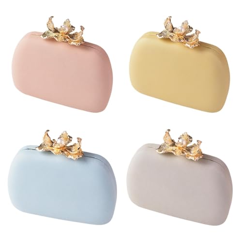 Enakshi® Floral Clutch Evening Purse with Shoulder Strap Women Elegant Bridal Handbag pink|Clothing, Shoes & Accessories | Womens Handbags & Bags