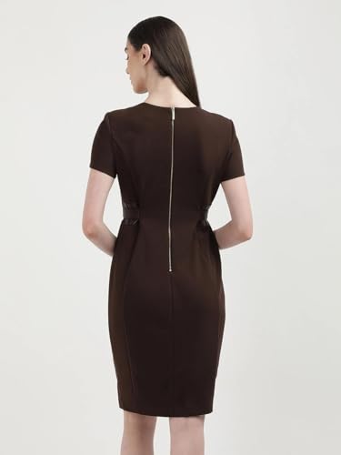Calvin Klein Jeans Polyester Round Neck Sheath Dress