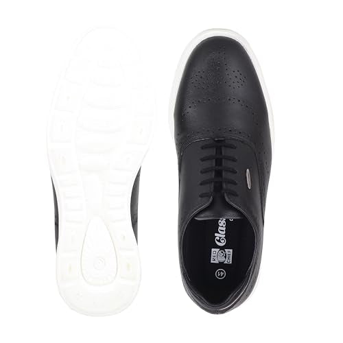 Red Chief Low Ankle Casual Brogue Shoes for Men | Black UK10