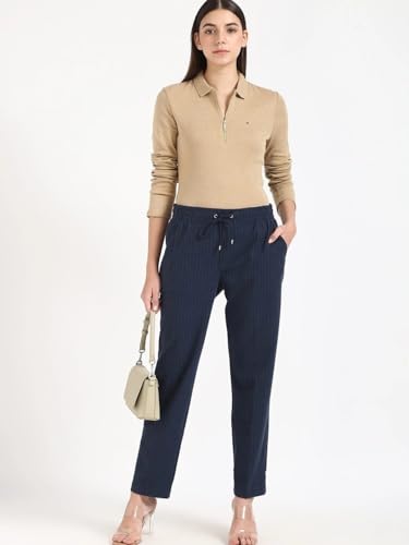 Navy Women's Trousers for Professional Look