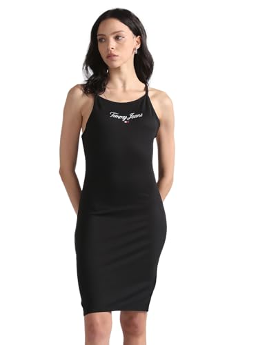 Tommy Helfiger Women Black Color Dress (M)