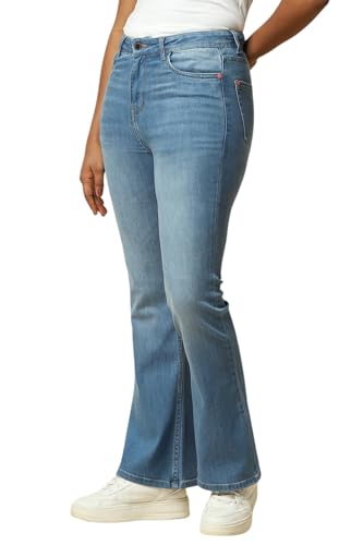 Allen Solly Women Blue Regular Fit Mid Wash Jeans