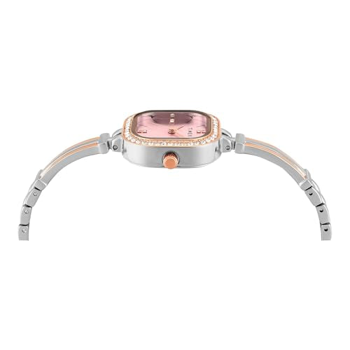 TIMEX Pink Square Dial Analog Women's Watch - TWEL22903
