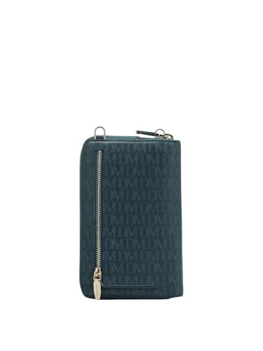 Da Milano Genuine Leather Blue Unisex Crossbody (10008A)