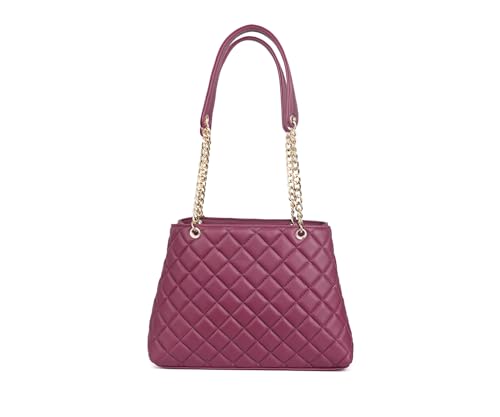 LOUIS STITCH Stylish Cherry Handbag for Women | Multi Pocket Ladies Satchel Handbag for Travel, Office, College | LDB-12-CUSBRW