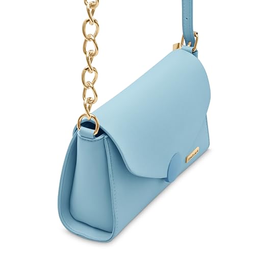 Fastrack Structured Monochrome Sling Bag for Women, Girls and Ladies | with Semi-Chain Strap