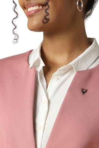 Allen Solly Women's Blazer (AHBZARGHH31455_Pink