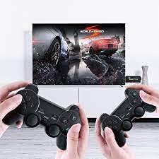 Careflection 4K HD TV video game Console built in 3000 Games PS1 Arcade Emulators game console Multiplayer wireless joystick Controller U8 3D game console