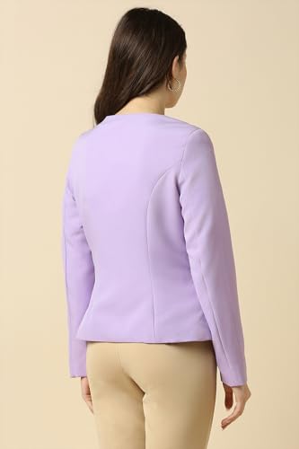 Allen Solly Women's Blazer (AHBZWRGFV39849_Lilac