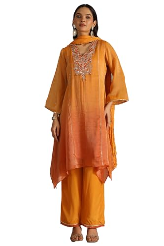 Soch Women's Tissue Salwar Suit Set (OWA5CD22217_Orange