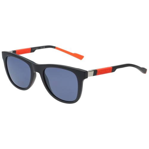 Calvin Klein|Black Full Frame Square Sunglasses|100% UV Protected (Uv 400) Blue Lens|Men's|Medium|CK 23507 002 53 S