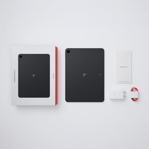 OnePlus Pad Go 2, [Smartchoice] | 30.73 cm (12.1 inch) 2.8K Display, Dolby Vision™, 120Hz Refresh Rate, Quad Speakers, AI, 10050 mAh Battery, 5G Tablet, 8GB RAM 256 GB Storage, Shadow Black