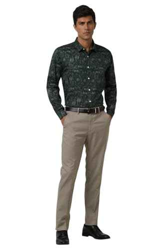Van Heusen Men's Slim Fit Shirt (VDSFESLF018112_Green