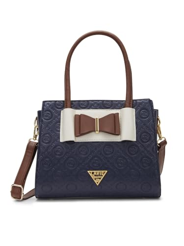 Lavie Signature Women's Geneva Colourblock Satchel Handbag for Women | Satchel Bag for Work | Ladies purse | Stylish Shoulder Bag | Gift For Women