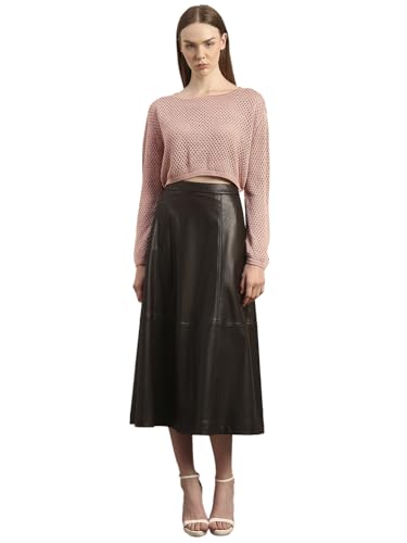 VERO MODA Women's Viscose Round Neck Sweater Ash Rose