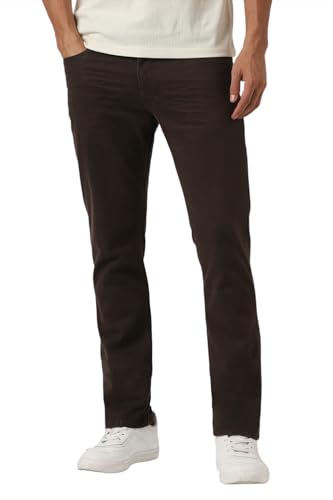 Van Heusen Men's Slim Jeans (VXDNCPOF235653_Brown