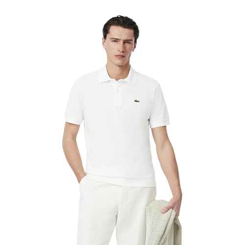 Lacoste Men's Regular Fit Polos (PH9863001_White