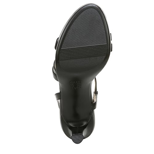 Naturalizer Women's Brenta Strappy Platform Dress Sandal, Black, 9.5