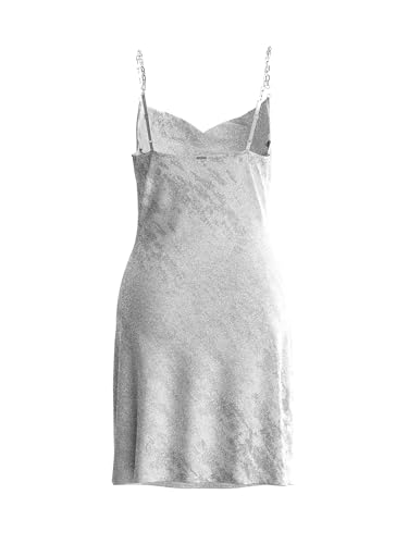 GUESS Akilina Dress with Silver Chains - Small, grey, S